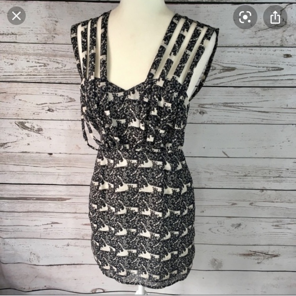 Double Inbrass Strappy Dress from UO